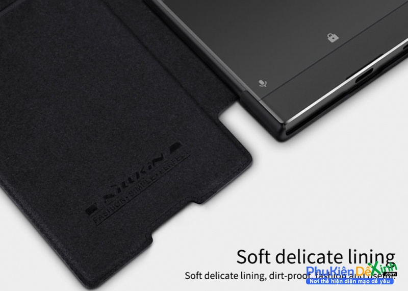 Bao Da Sony Xperia XA1 Ultra Hiệu Nillkin Qin là mẫu bao da mới nhất của hãng Nillkin, vừa vặn ôm khít chú dế iu của bạn